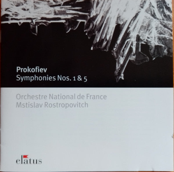 Sergei Prokofiev, Orchestre National De France, Mstislav Rostropovich : Symphonies Nos. 1 & 5 (CD, Album)