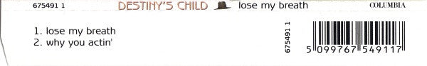 Destiny's Child : Lose My Breath (CD, Single)