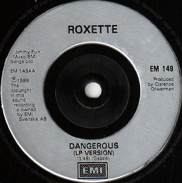 Roxette : Listen To Your Heart / Dangerous (7", Single, Pap)