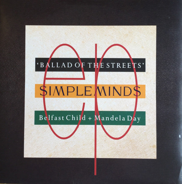 Simple Minds : Ballad Of The Streets (7", EP, Bla)
