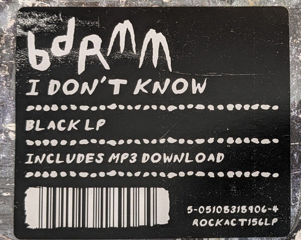 bdrmm : I Don't Know (LP, Album)