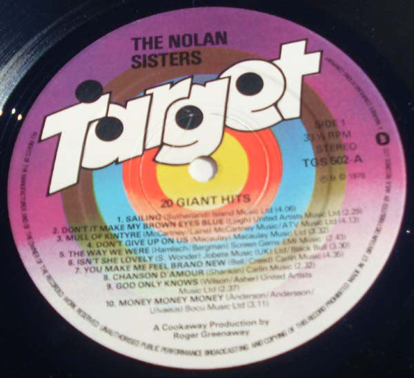 The Nolans : 20 Giant Hits (LP, Album)