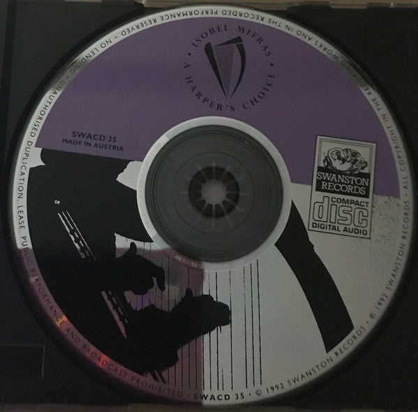 Isobel Mieras : A Harper's Choice (CD, Comp)