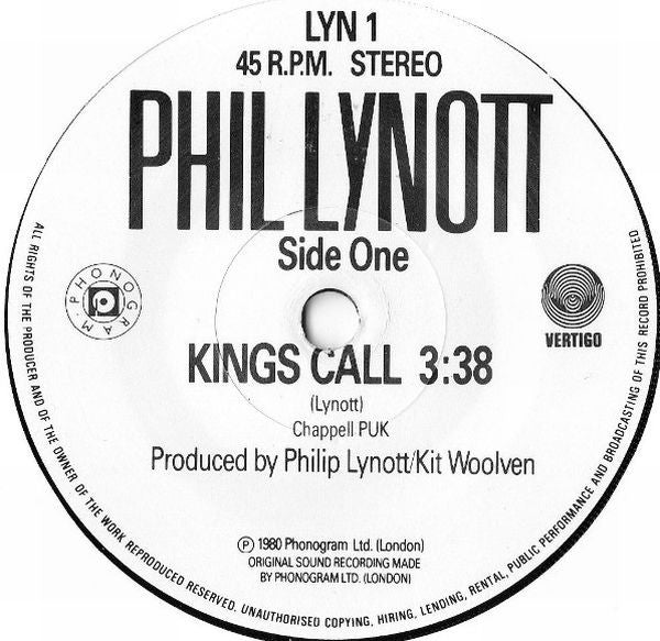 Phil Lynott - Kings Call (7) (Very Good Plus (VG)) - DaddyPop