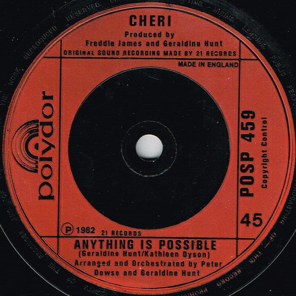 Cheri : Murphy's Law (7", Single, Red)