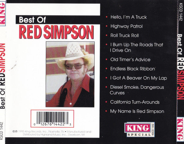 Red Simpson : Best Of (CD, Album, Comp)