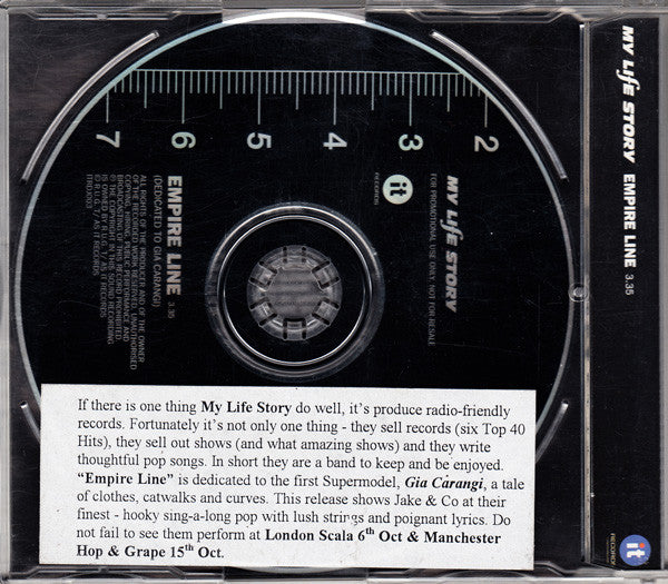 My Life Story : Empire Line (CD, Single, Promo)