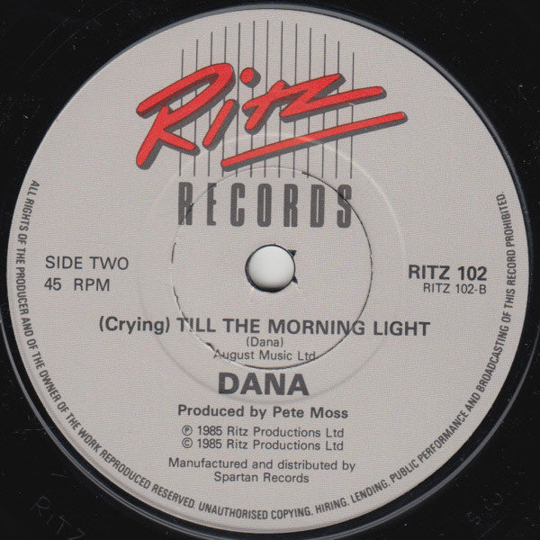 Dana (9) : Little Things Mean A Lot (7", Single)