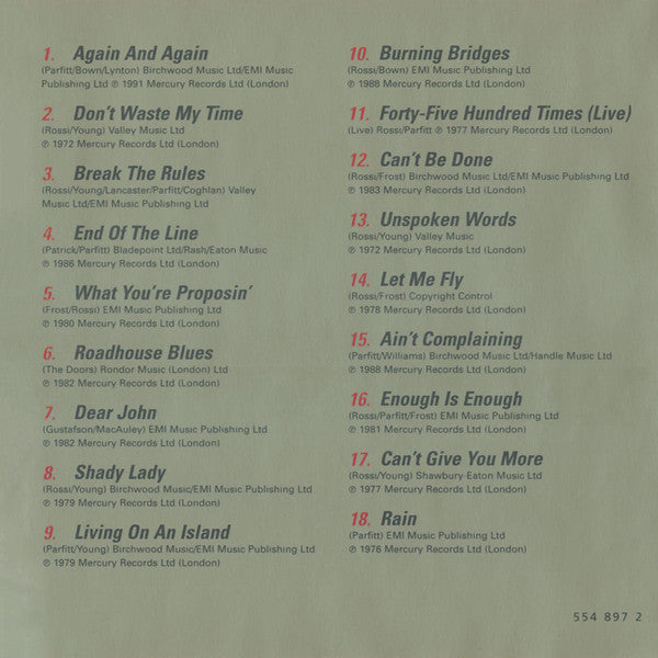 Status Quo : The Essential Status Quo (Volume Three) (CD, Comp, RE)