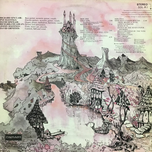 Caravan : In The Land Of Grey And Pink (LP, Album, RE, Sil)