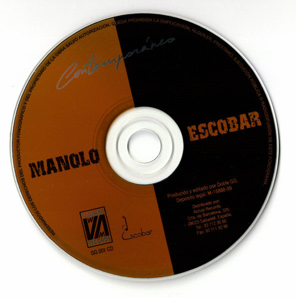 Manolo Escobar : Contemporáneo (CD, Album)