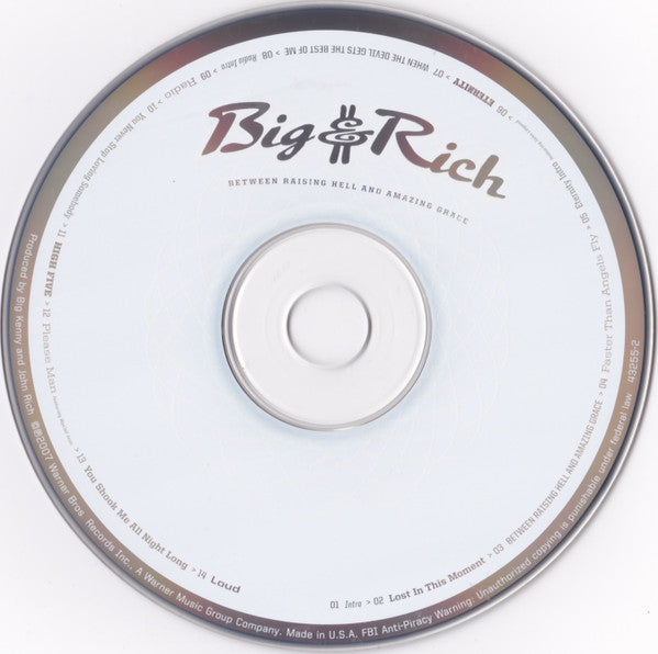 Big & Rich : Between Raising Hell And Amazing Grace (CD, Album)