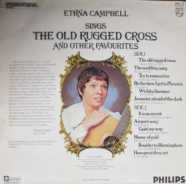 Ethna Campbell : Ethna Campbell Sings The Old Rugged Cross And Other Favourites (LP, Comp)