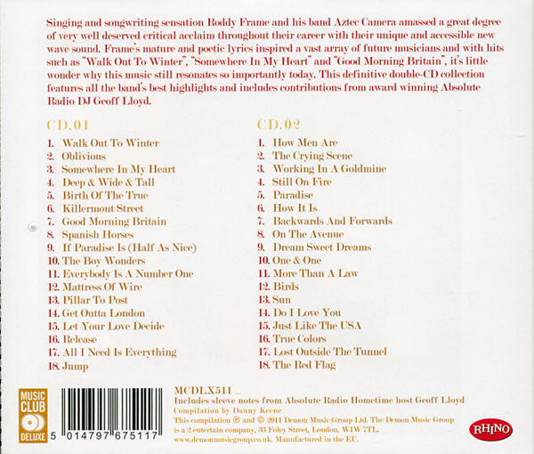 Aztec Camera : Walk Out To Winter: The Best Of Aztec Camera (2xCD, Comp)