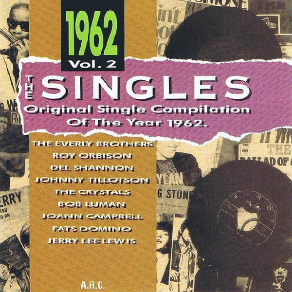 Various : The Singles - Original Single Compilation Of The Year 1962 Vol. 2 (CD, Comp)