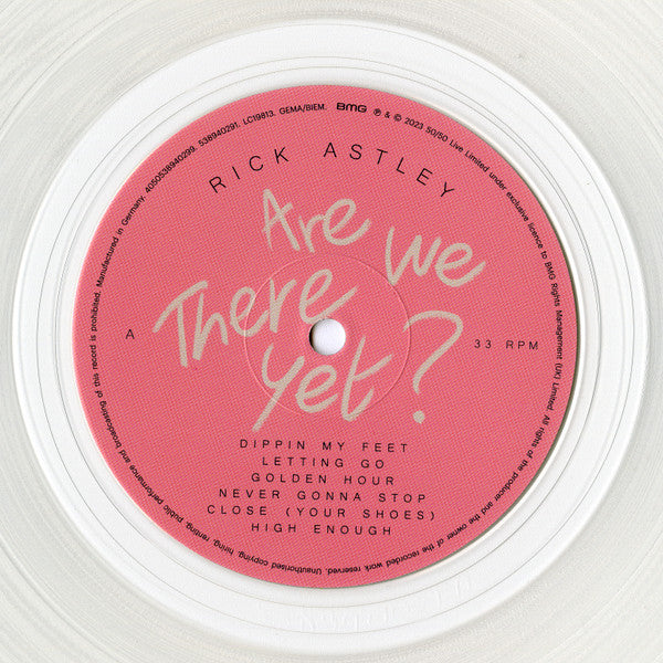 Rick Astley : Are We There Yet? (LP, Album, Nat)