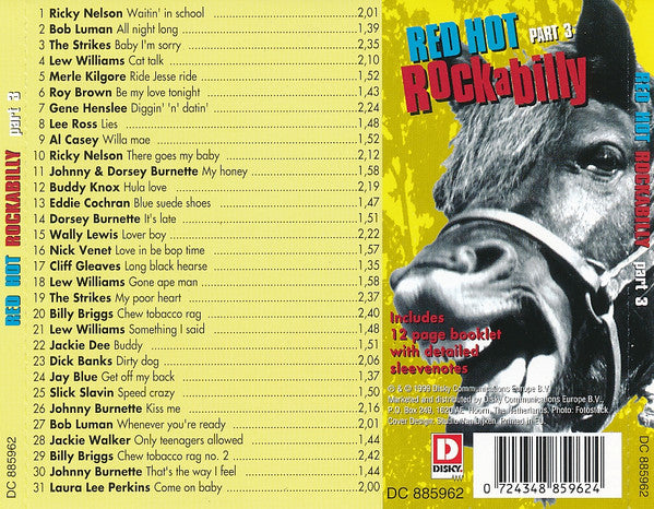 Various : Red Hot Rockabilly Part 3 (CD, Comp)