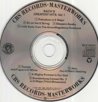 Various : Bach's Greatest Hits Vol. 1 (CD, Comp, RP)