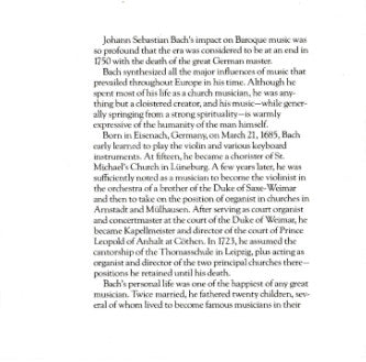 Various : Bach's Greatest Hits Vol. 1 (CD, Comp, RP)