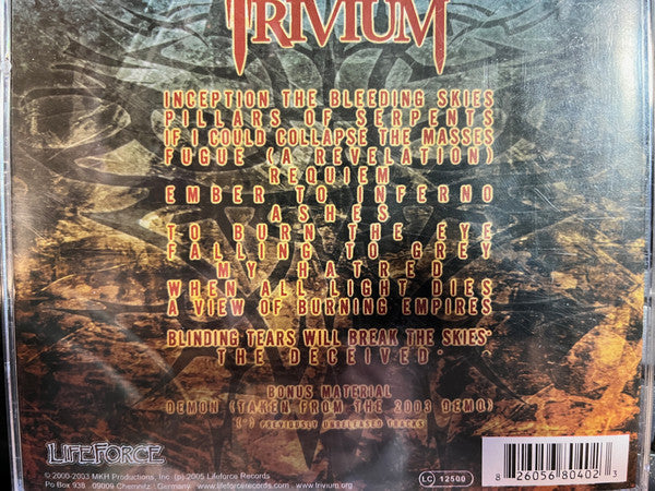 Trivium : Ember To Inferno (CD, Album, RE, Ext)