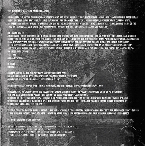 Martin Stephenson & Jim Hornsby : Down To The Wood (CD, Album)