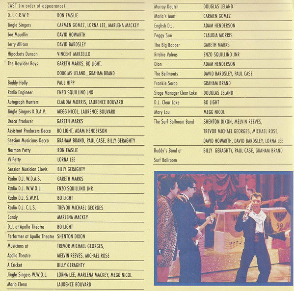 Buddy Original London Cast - Buddy The Buddy Holly Story (Original London Cast Recording) (CD) (Very Good Plus (VG)) - DaddyPop