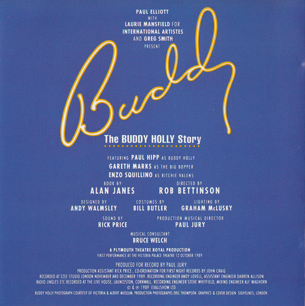 Buddy Original London Cast - Buddy The Buddy Holly Story (Original London Cast Recording) (CD) (Very Good Plus (VG)) - DaddyPop
