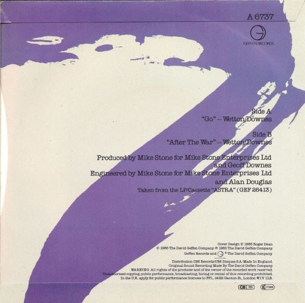 Asia (2) : Go (7", Single)