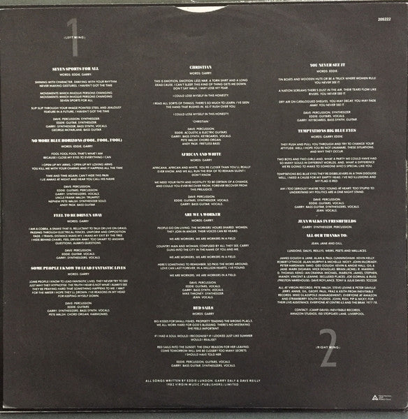 China Crisis : Difficult Shapes & Passive Rhythms - Some People Think It's Fun To Entertain (LP)