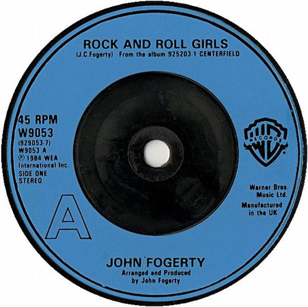 John Fogerty : Rock And Roll Girls (7", Single)