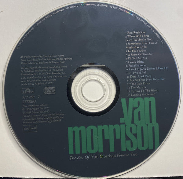 Van Morrison : The Best Of Van Morrison Volume Two (CD, Comp, Uni)