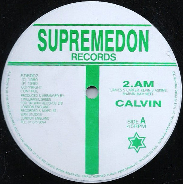 Calvin Salmon : 2.AM (12")