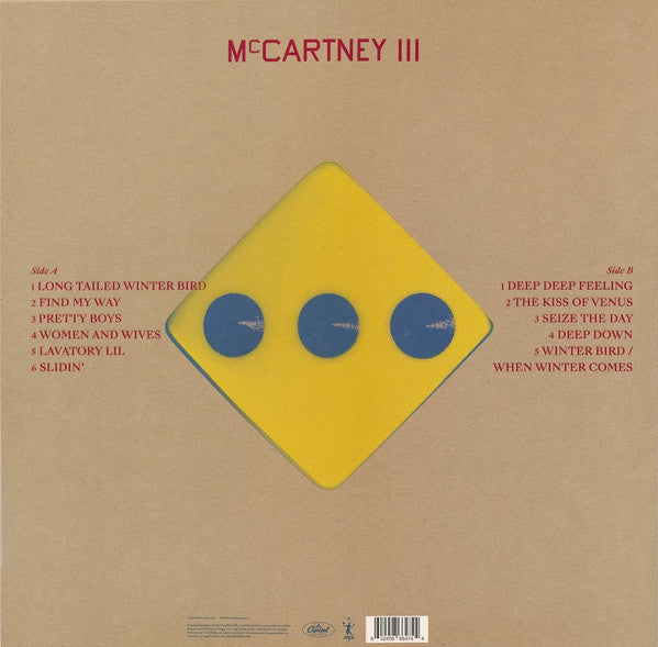 Paul McCartney : McCartney III (LP, Album, Ltd, RE, Tri)