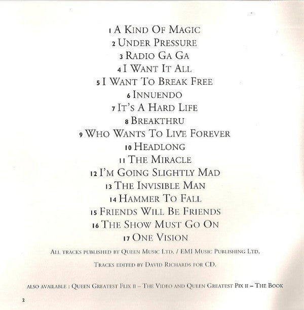 Queen : Greatest Hits II (CD, Comp, EMI)