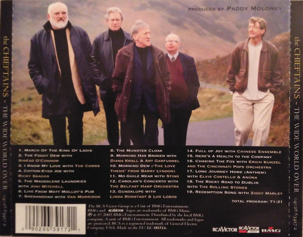 The Chieftains : The Wide World Over (A 40 Year Celebration) (CD, Comp)
