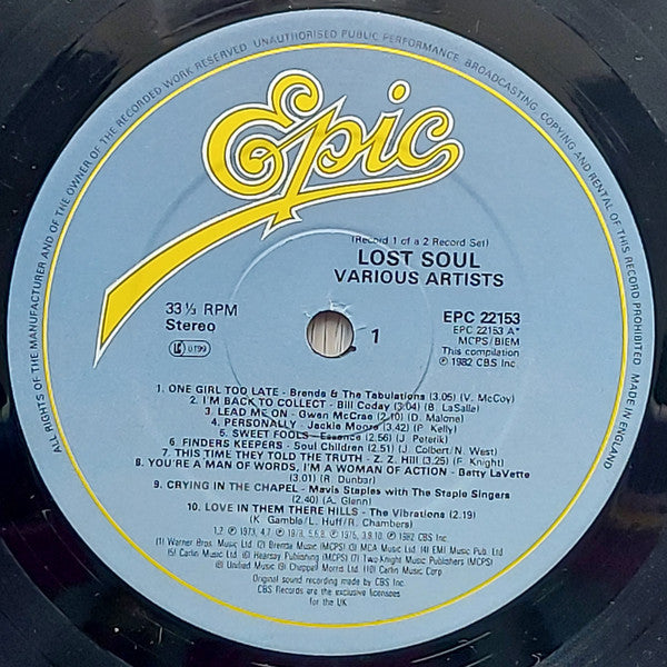 Various : Lost Soul (2xLP, Comp)