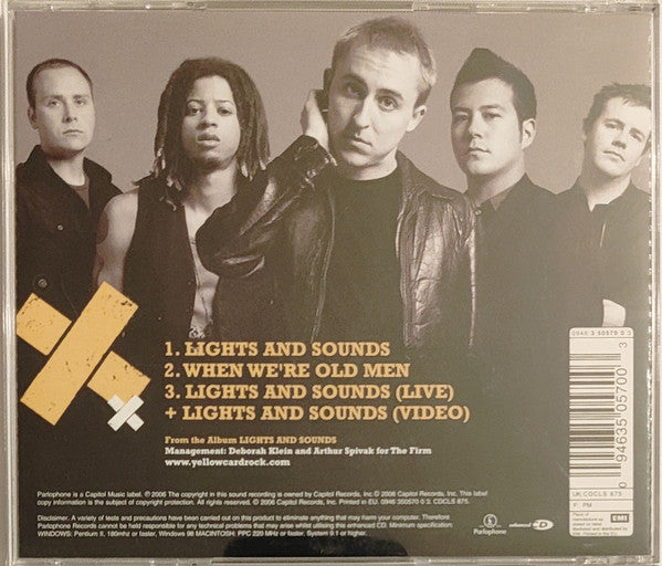 Yellowcard : Lights And Sounds (CD, Single, Enh)