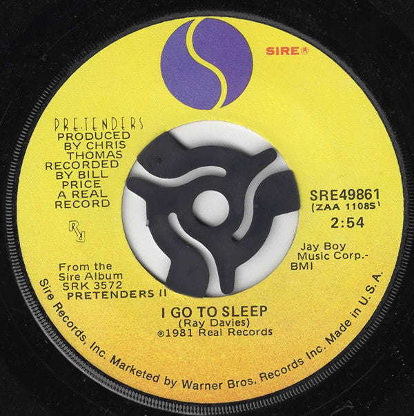 The Pretenders : I Go To Sleep (7")