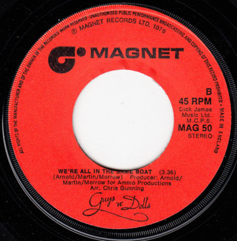 Guys 'n Dolls : You Don't Have To Say You Love Me (7", Single)