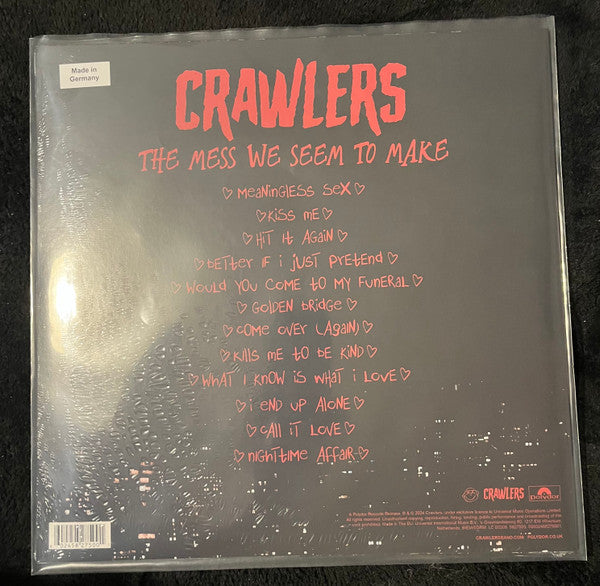Crawlers : The Mess We Seem to Make (12", Album, Ltd, Blu)