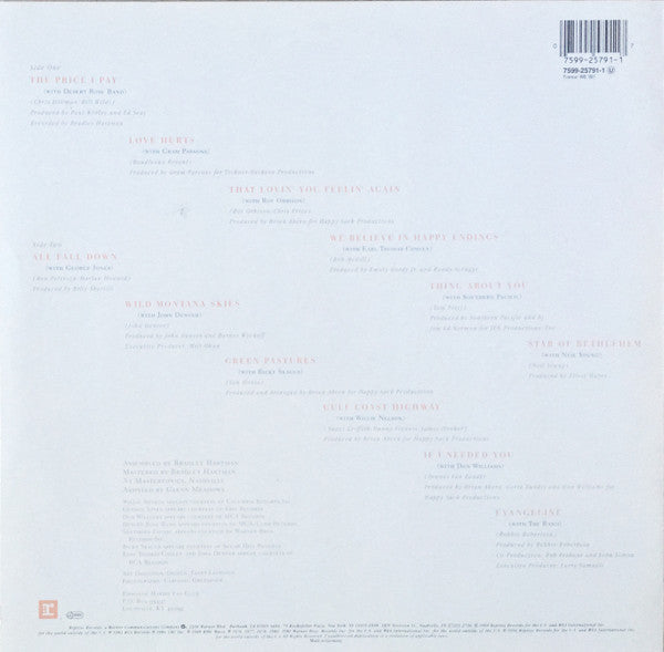 Emmylou Harris : Duets (LP, Comp)