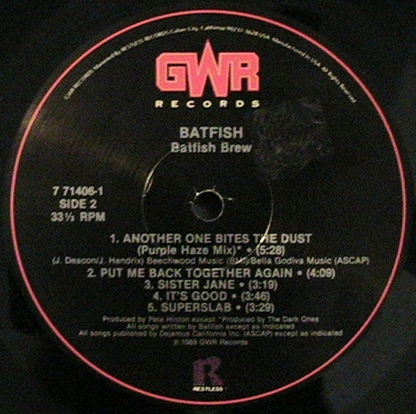 The Batfish Boys : Batfish Brew (LP, Album)