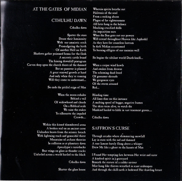 Cradle Of Filth : Midian (CD, Album)