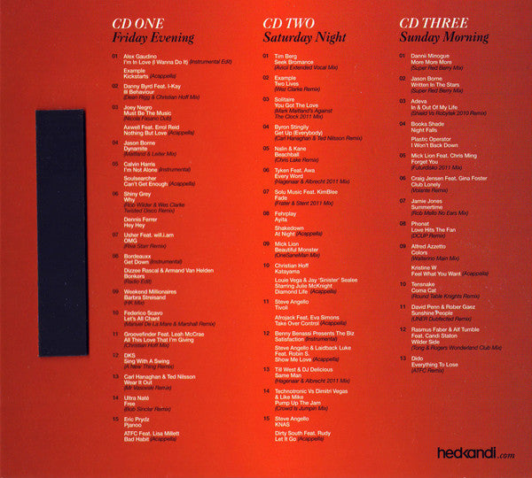 Various : Hed Kandi: The Remix 2011 (3xCD, Comp, Mixed)