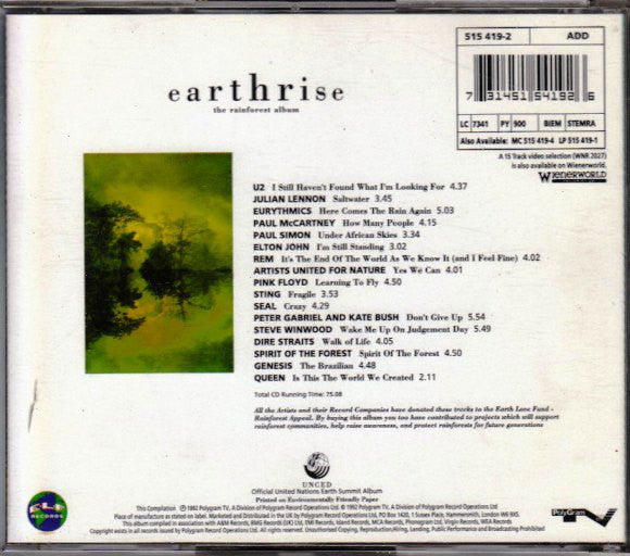 Various : Earthrise - The Rainforest Album (CD, Comp)