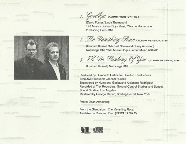 Air Supply - Goodbye (CD) (Very Good Plus (VG)) - DaddyPop