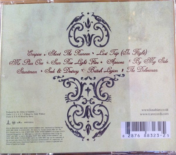 Kasabian : Empire (CD, Album)