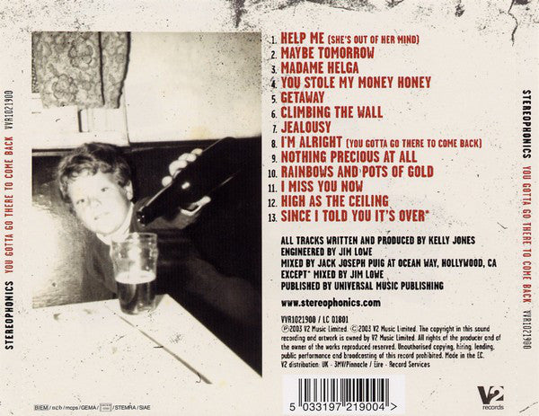 Stereophonics : You Gotta Go There To Come Back (CD, Album, Ltd, Car)