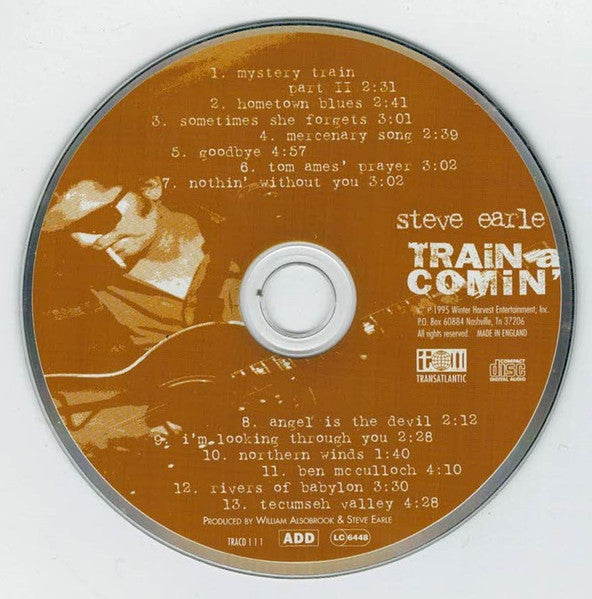 Steve Earle : Train A Comin' (CD, Album)