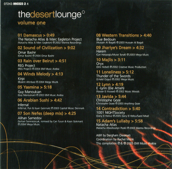 Various : The Desert Lounge Volume One (CD, Comp)